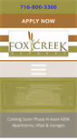 Mobile Screenshot of foxcreekliving.com